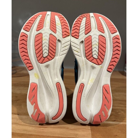 Saucony Ride 15 Womens Running Walking Shoes Blue Athletic Sneakers Size 7 - Picture 8 of 10